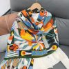 Parede En Green Printed Scarf