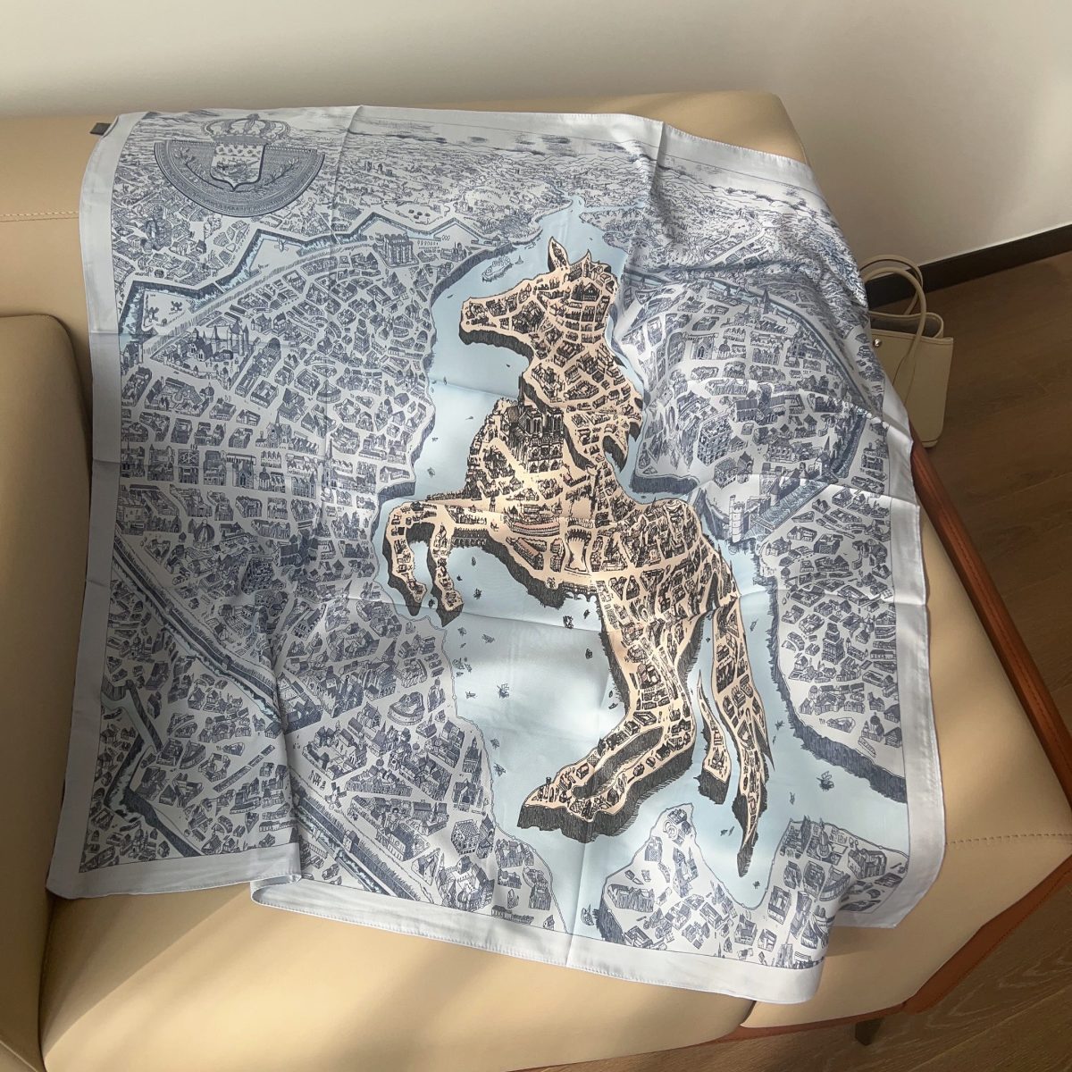 Pelorous Blue Head Scarf