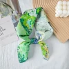 Parrot Green Square Scarf