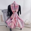 Peach Blossom Silk Scarf