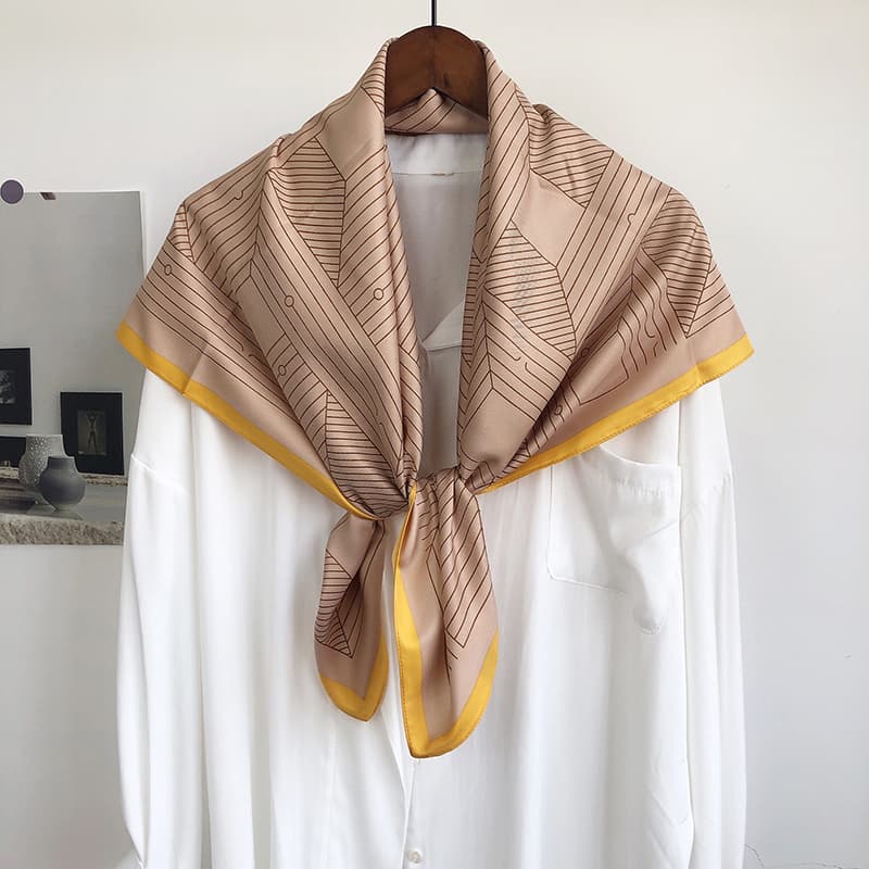 Peach Magnitude Head Scarf