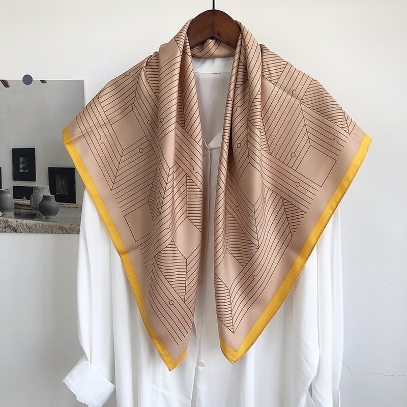 Peach Magnitude Head Scarf