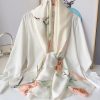 Pearl White Silk Scarf