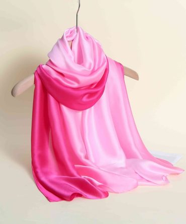 Persian Pink Silk Scarf