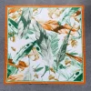 Pine Orange Square Scarf