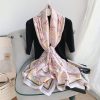 Candy Pink Silk Scarf
