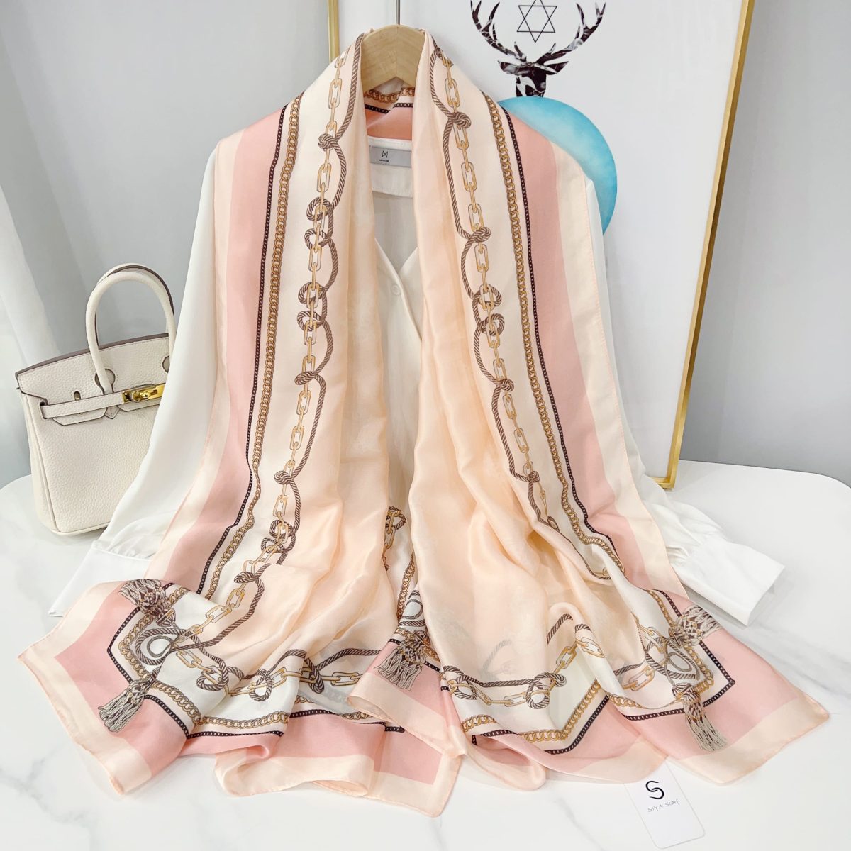 Pinkham Silk Scarf