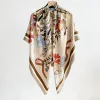 Pinkish Vanilla Square Scarf