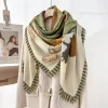 Pirate Green Square Scarf