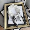 Platinum White Neck Scarf