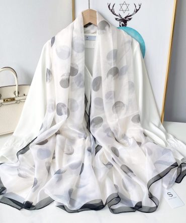 Porcelain Aqua Chiffon Hijab
