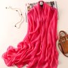 Radical Pink Silk Scarf