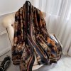 Red Terra Silk Scarf