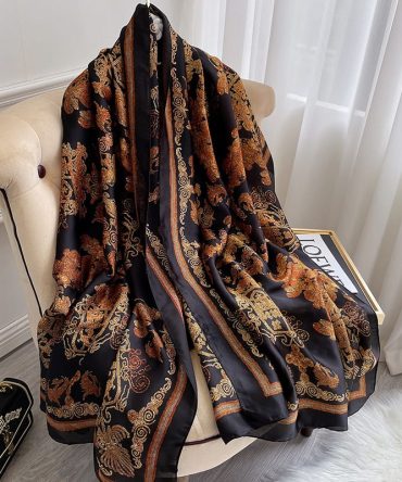 Red Terra Silk Scarf