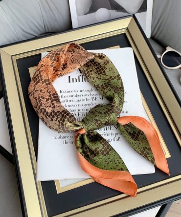 Reddish Orange Neck Scarf