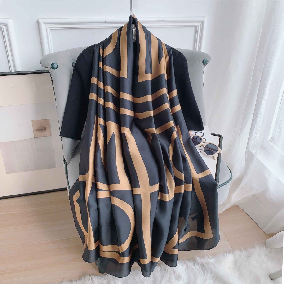 River Bed Silk Scarf