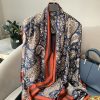 Royal Squeeze Blue Silk Scarf