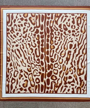 Large Square Scarf – Ruddy Brown