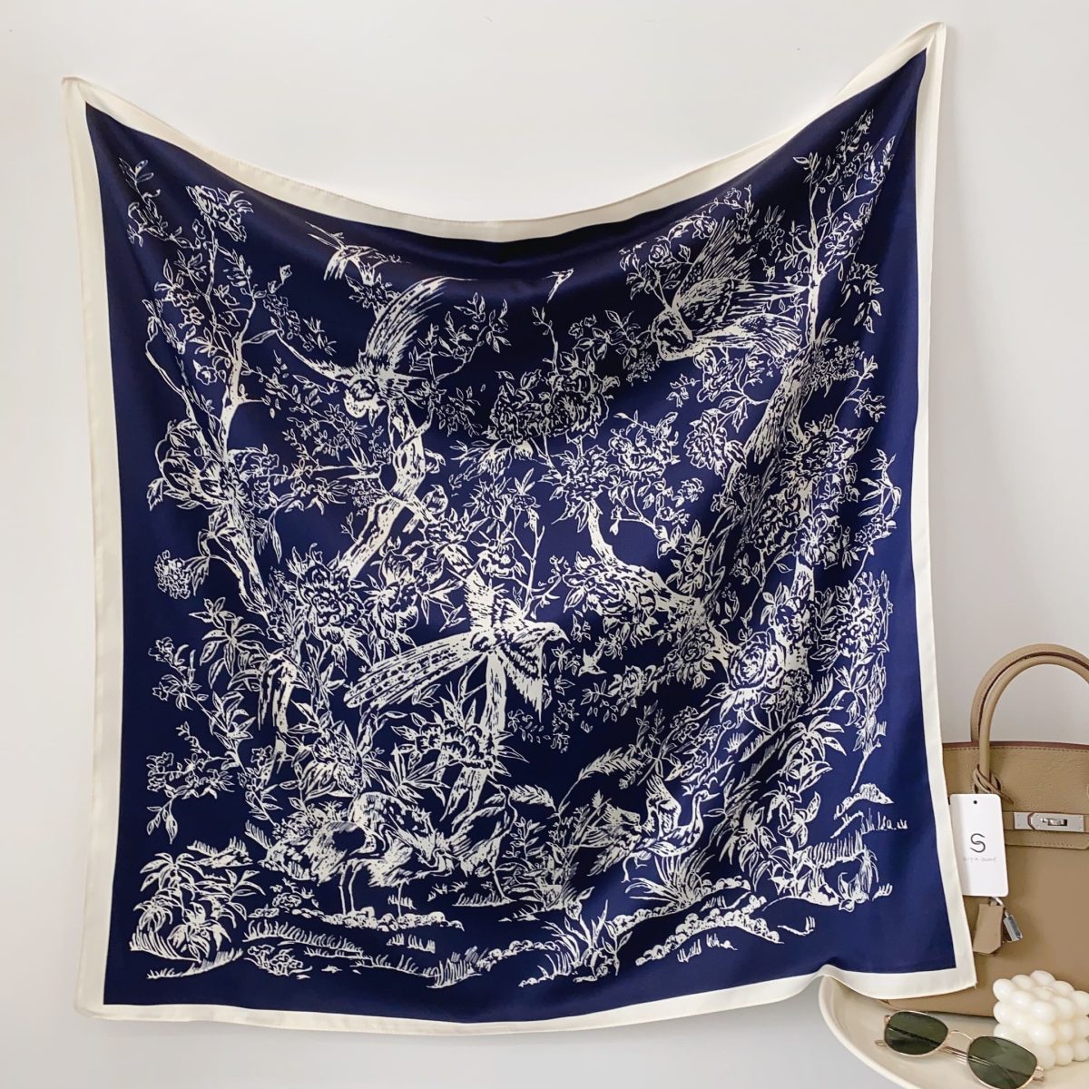 Head Scarf – Sambucus Blue Head Scarf