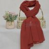 Georgette Chiffon - Sanguine Brown Chiffon Hijab