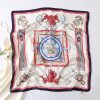 Satined White Neck Scarf