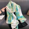 Scenario Green Silk Scarf