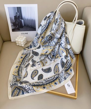 Silver Celine Neck Scarf