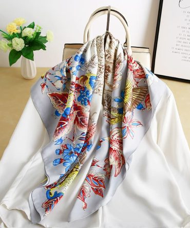 Head Scarf – Silver Grey Head Scarf
