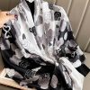 Silver Sand Silk Scarf
