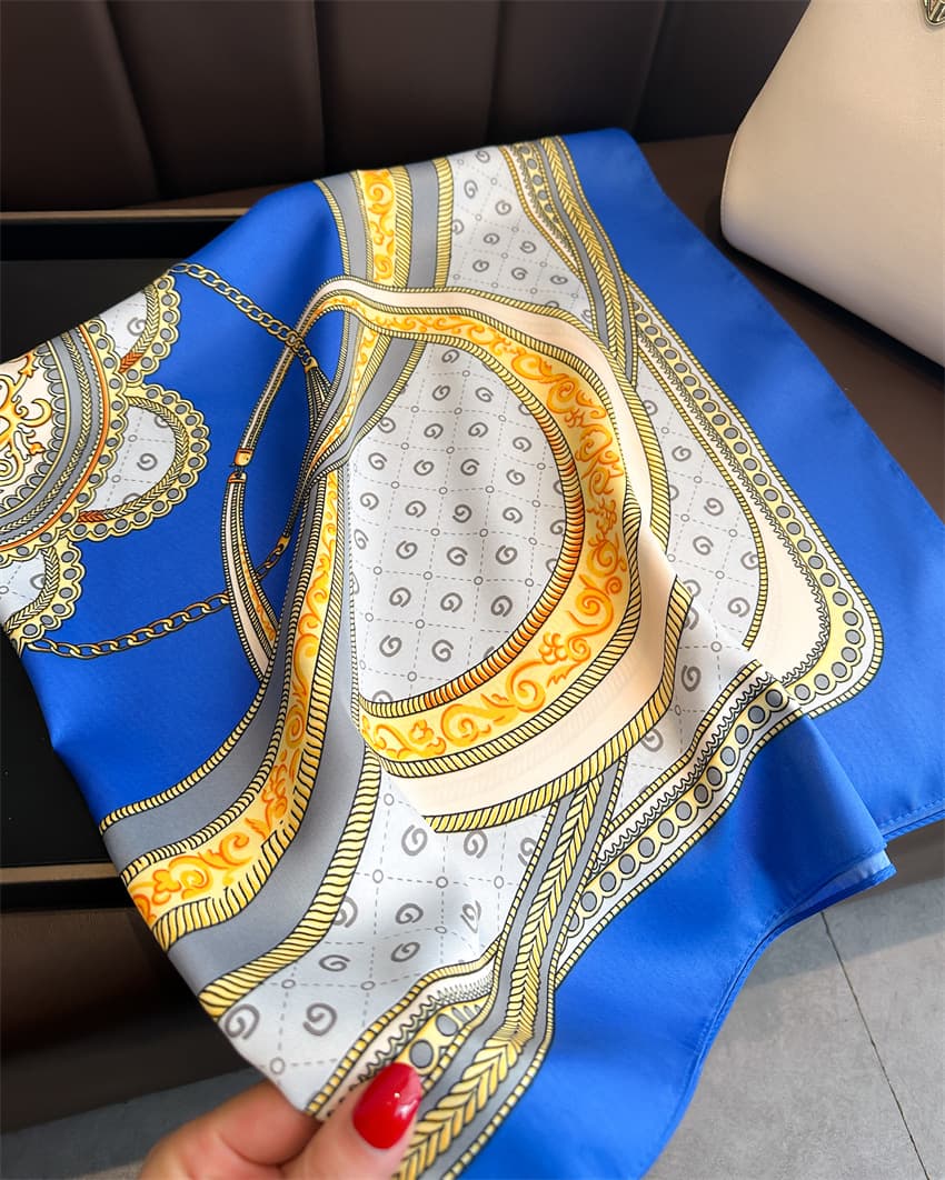 Head Scarf – Smalt Blue Head Scarf
