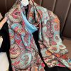 Smalt Blue Silk Scarf