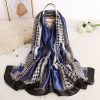 Sodalite Blue Silk Scarf