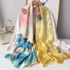 Soft Amber Silk Scarf