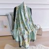 Spanish Green Silk Scarf