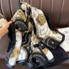 Sudan Golden Flower Silk Scarf
