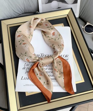 Tan Brown Neck Scarf