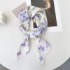 Tropical White Neck Scarf