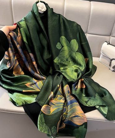 USMC Green Silk Scarf