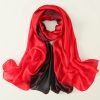 Venetian Red Silk Scarf