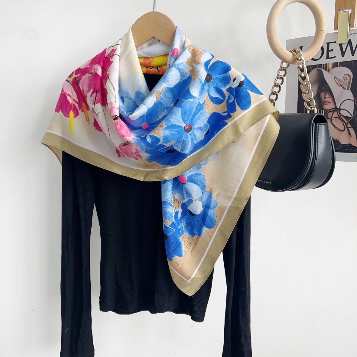 Head Scarf – Victoria Blue - Image 3