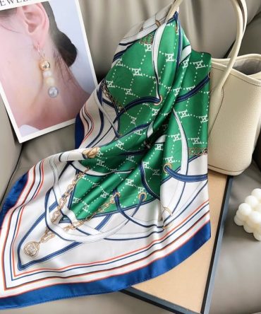 Viridian Green Neck Scarf