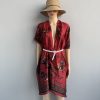 Vivid Burgundy Pashmina Shawl