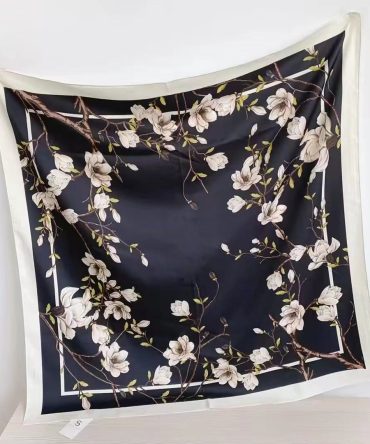 Vulcano Black Head Scarf