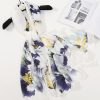 White Lilac Silk Scarf