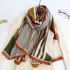 White Raindrops Printed Scarf