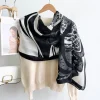 Wild Black Printed Scarf