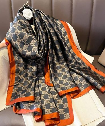 Wizard Grey Silk Scarf