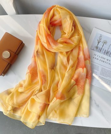 Yolk Yellow Chiffon Hijab