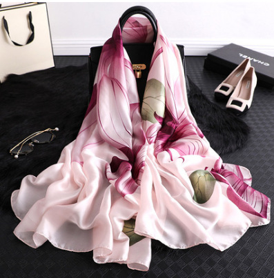 Amore Pink Silk Scarf